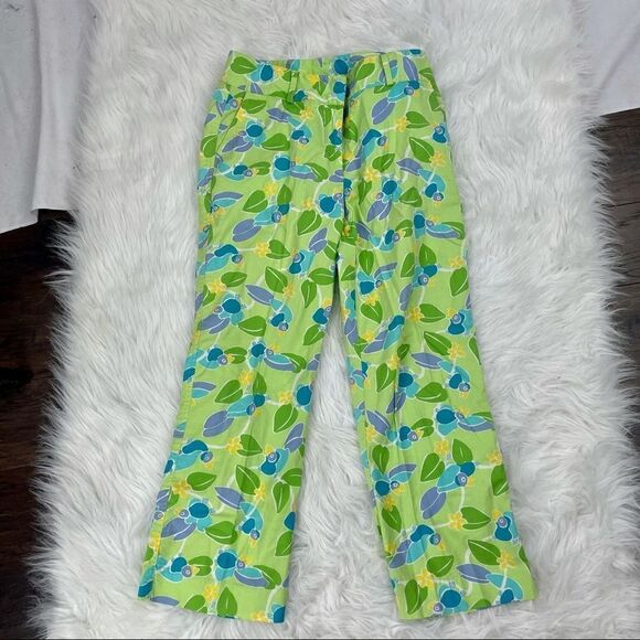 Lilly Pulitzer Too Jays Toucan Print Crop Capris - Picture 3 of 5